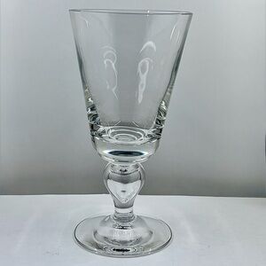 Tiffany & Co Crystal BRITTANIA Bubble Stem 6 3/4" Wine Glasses - Set Of 4